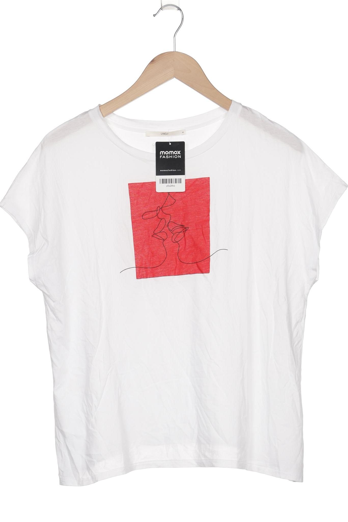 

Lanius Damen T-Shirt, weiß, Gr. 42