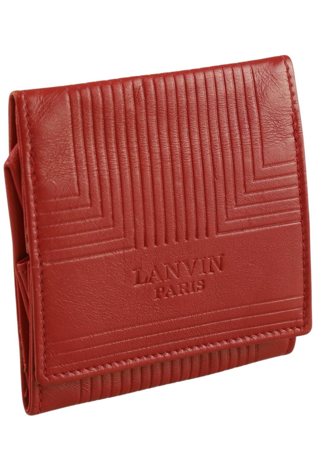 

Lanvin Damen Portemonnaie, rot, Gr.