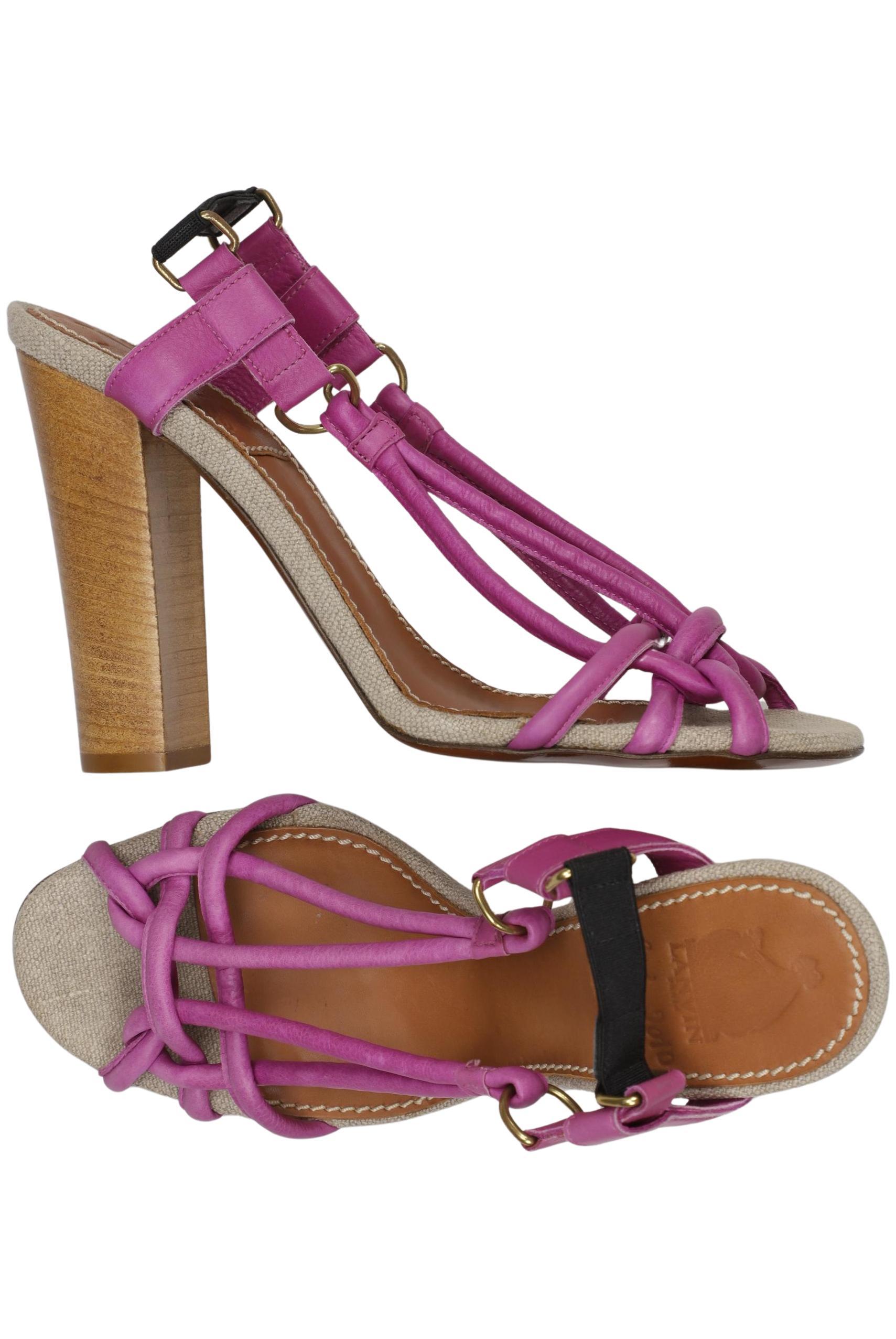 

Lanvin Damen Sandale, bordeaux, Gr. 38.5