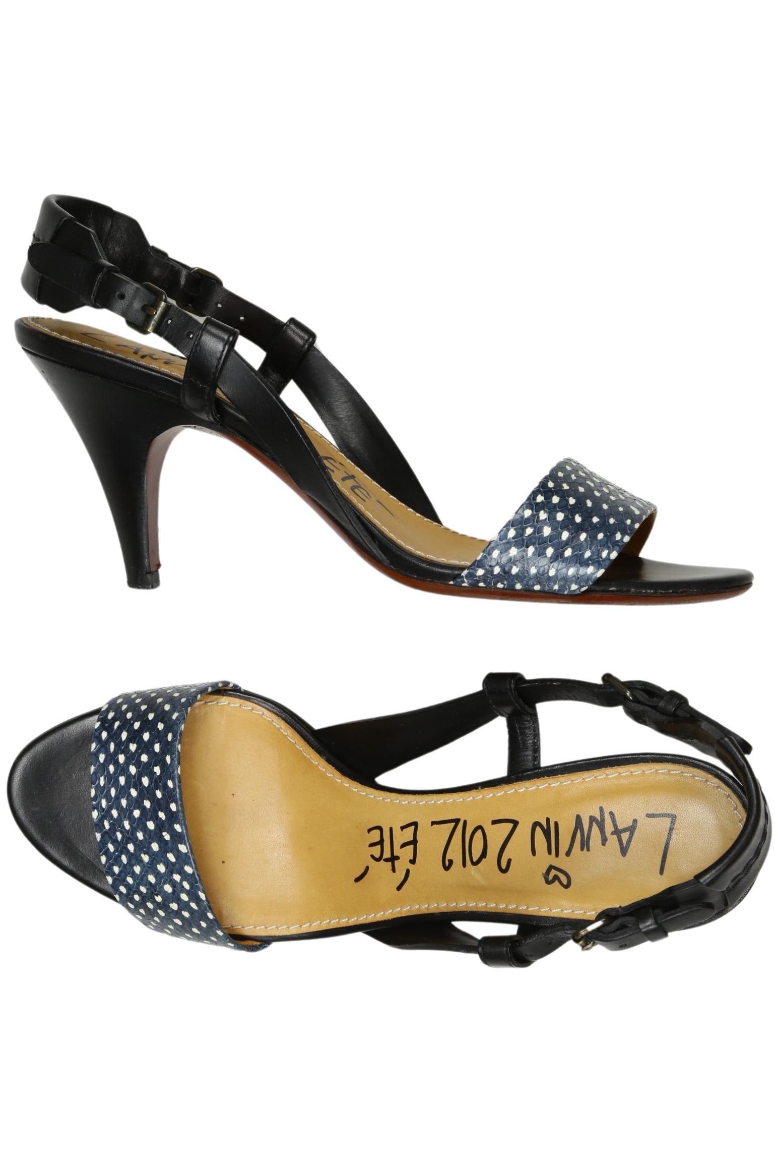 

Lanvin Damen Sandale, blau, Gr. 37
