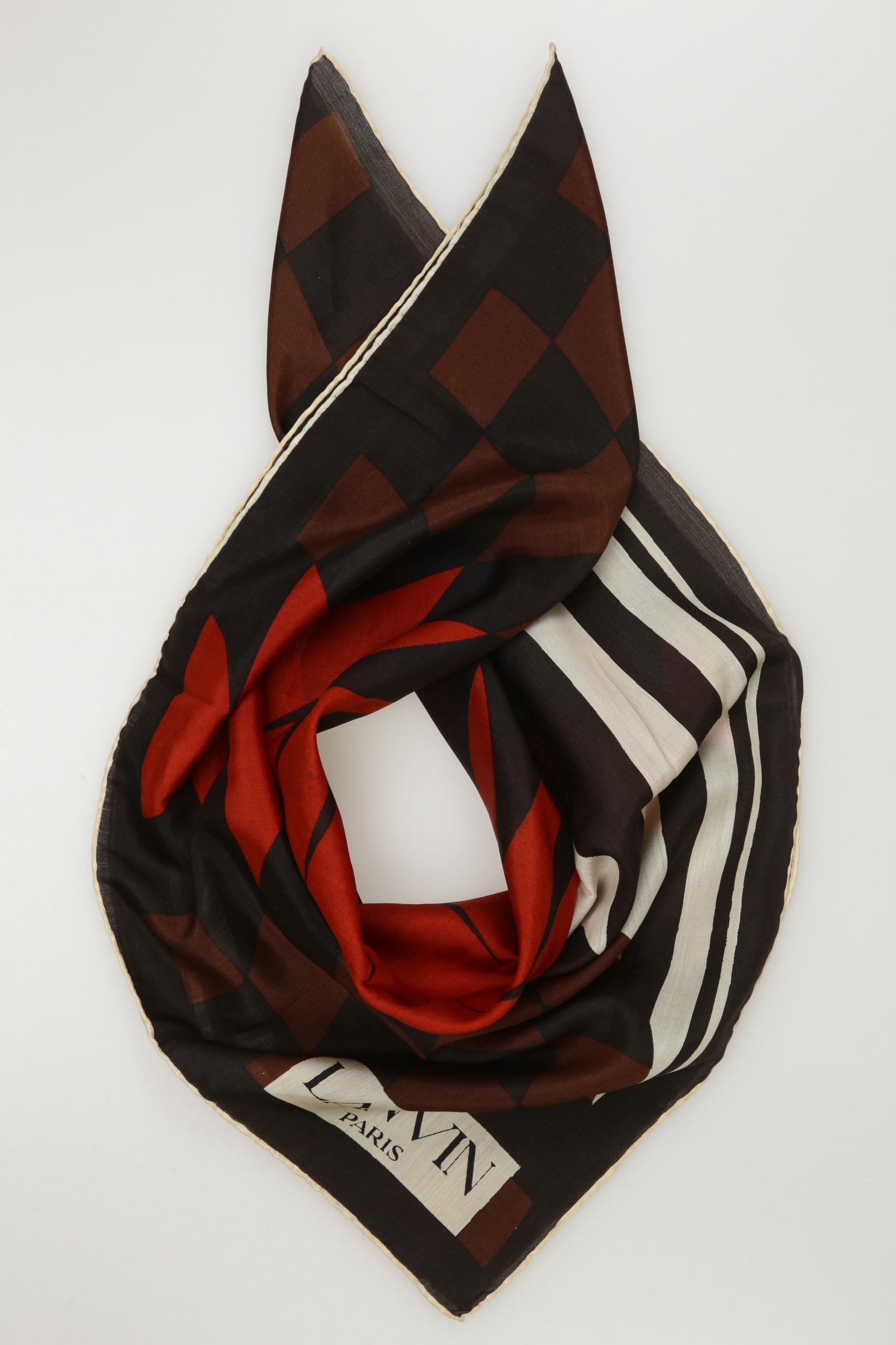 

Lanvin Damen Schal, mehrfarbig, Gr.