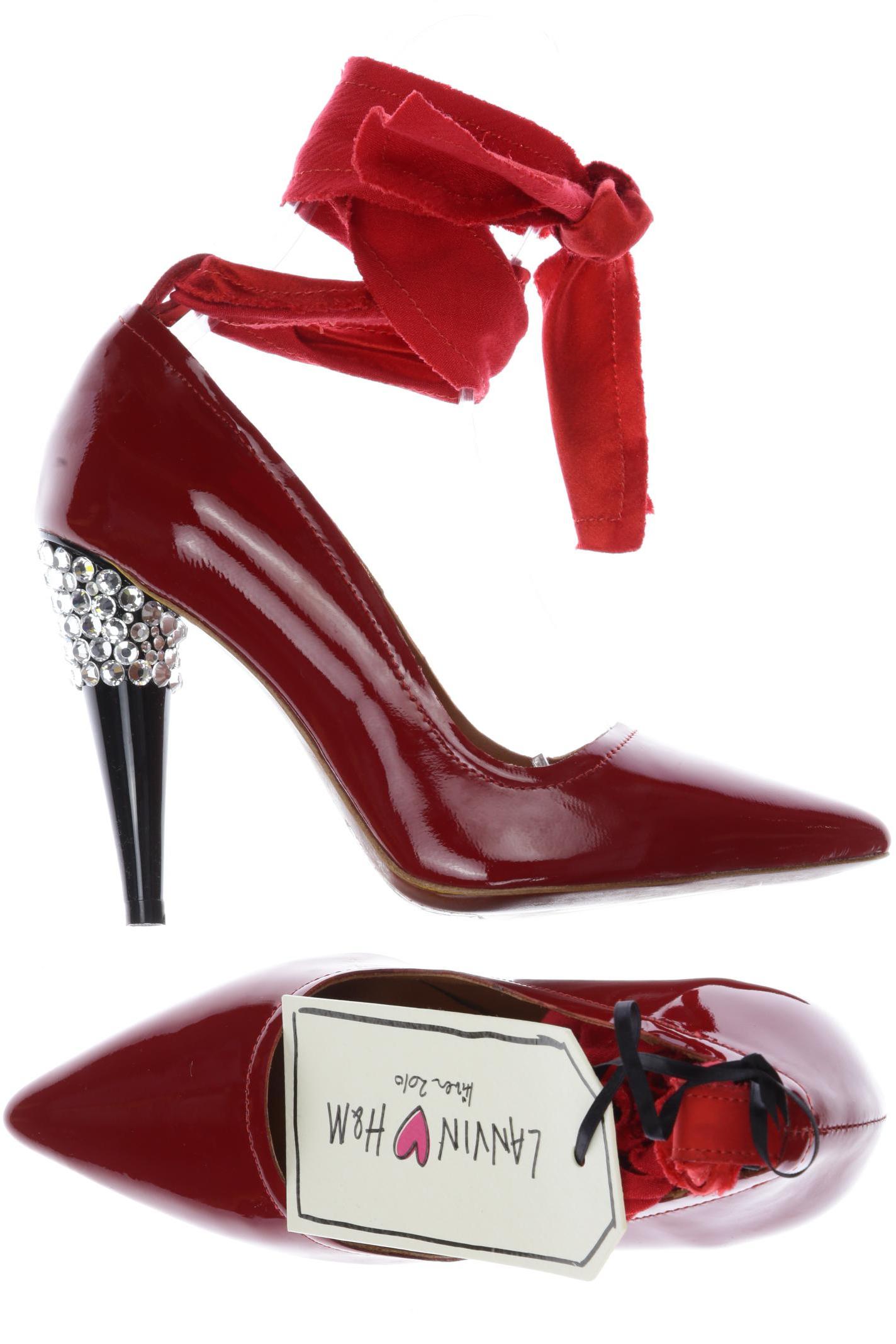 

Lanvin pour H&M Damen Pumps, rot, Gr. 36