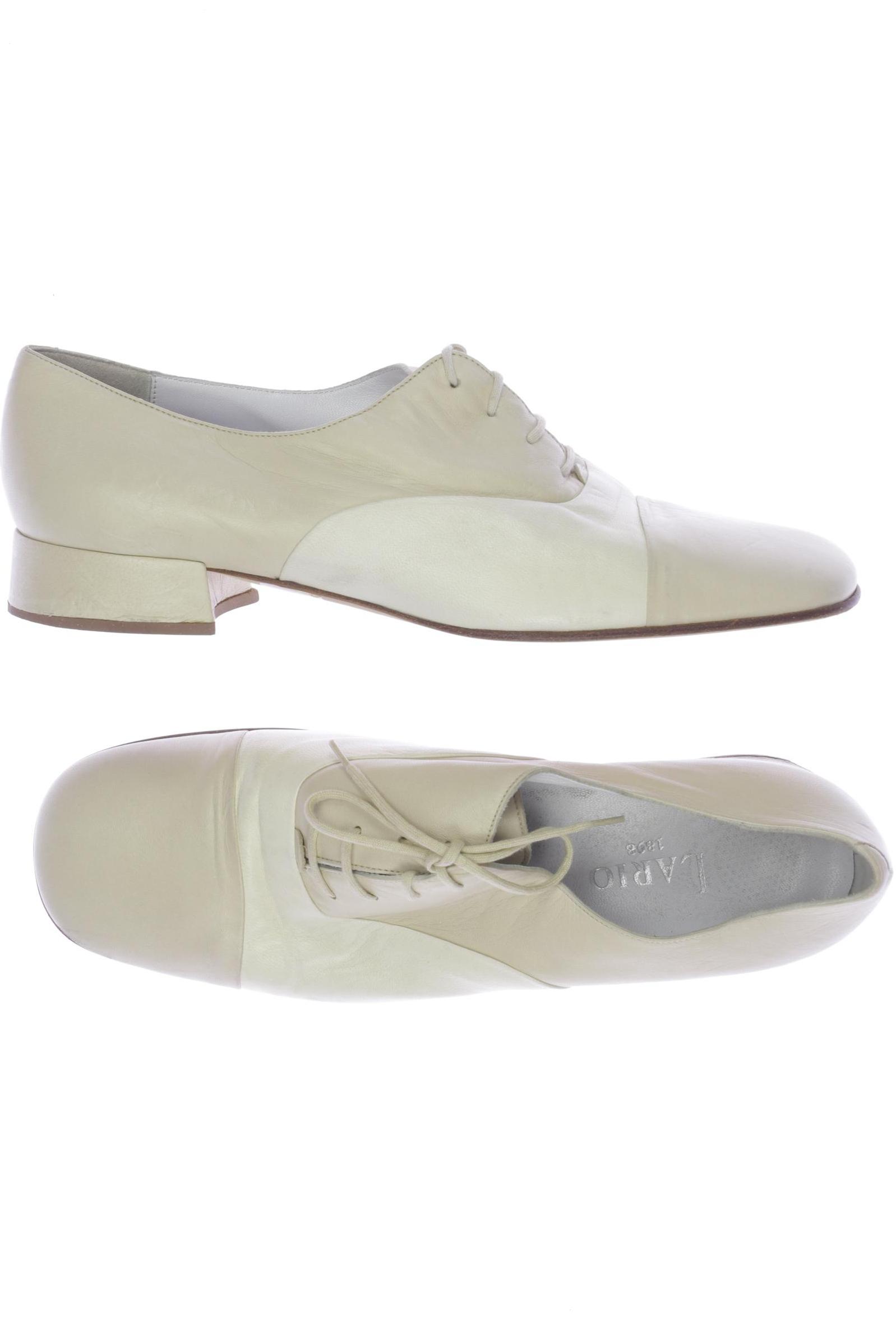 

Lario 1898 Damen Halbschuh, cremeweiß, Gr. 40.5