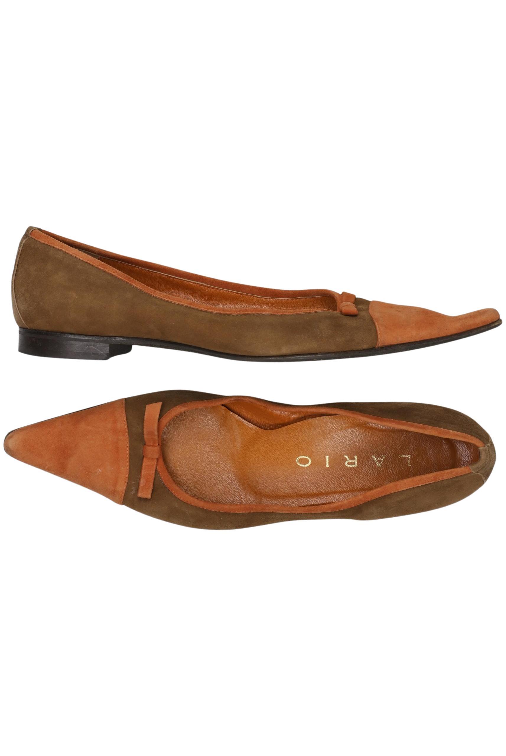 

Lario 1898 Damen Ballerinas, braun, Gr. 39.5