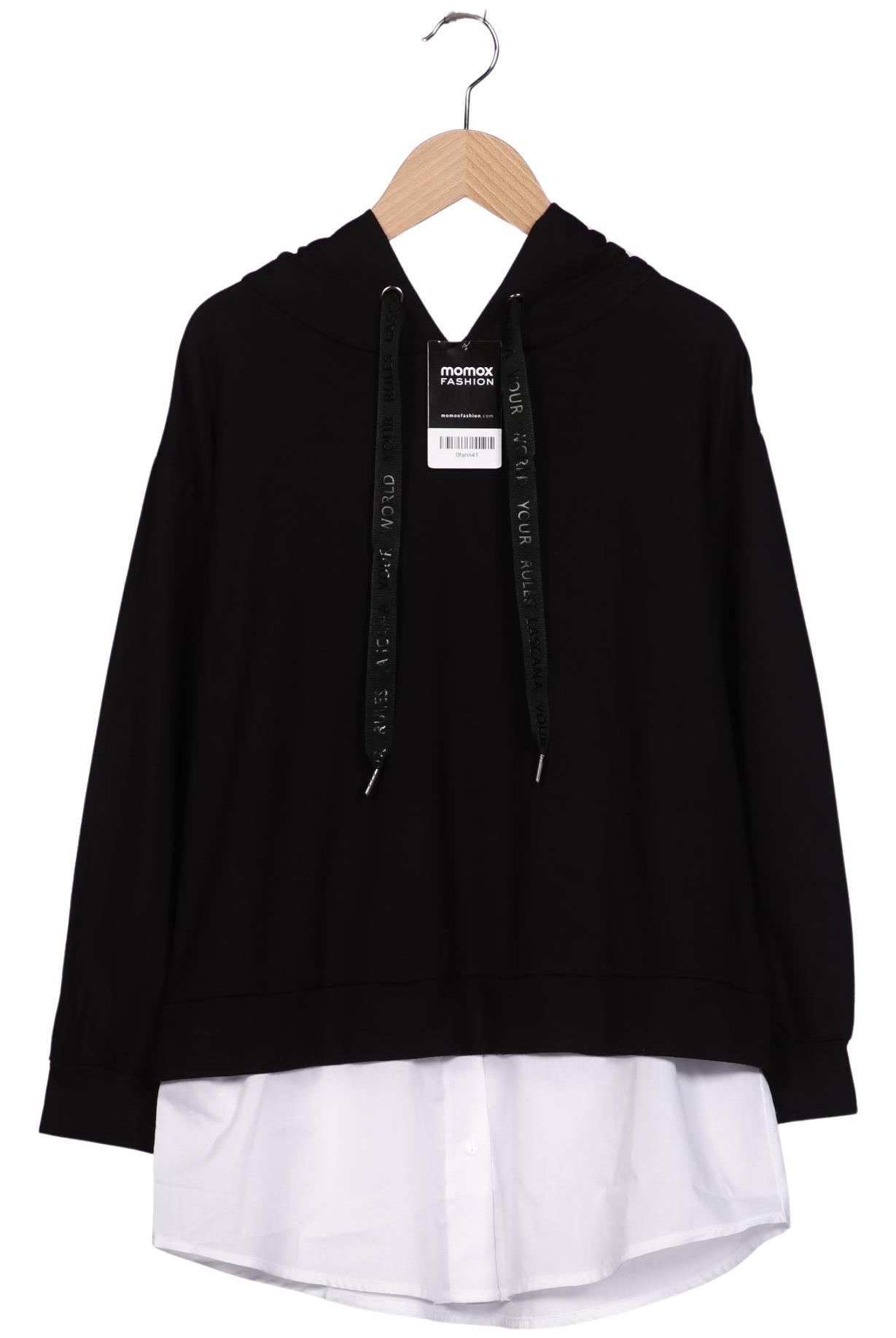 

Lascana Damen Kapuzenpullover, schwarz, Gr. 36