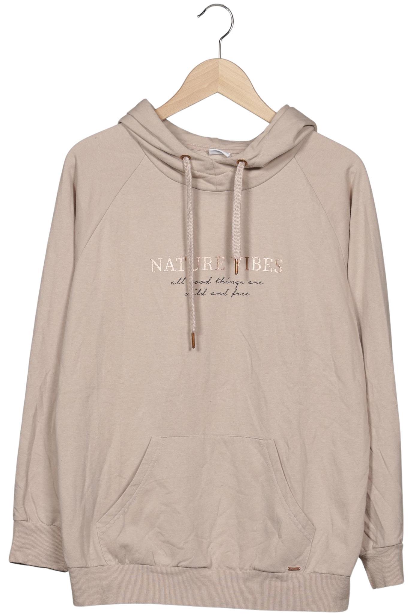 

Lascana Damen Kapuzenpullover, beige, Gr. 44