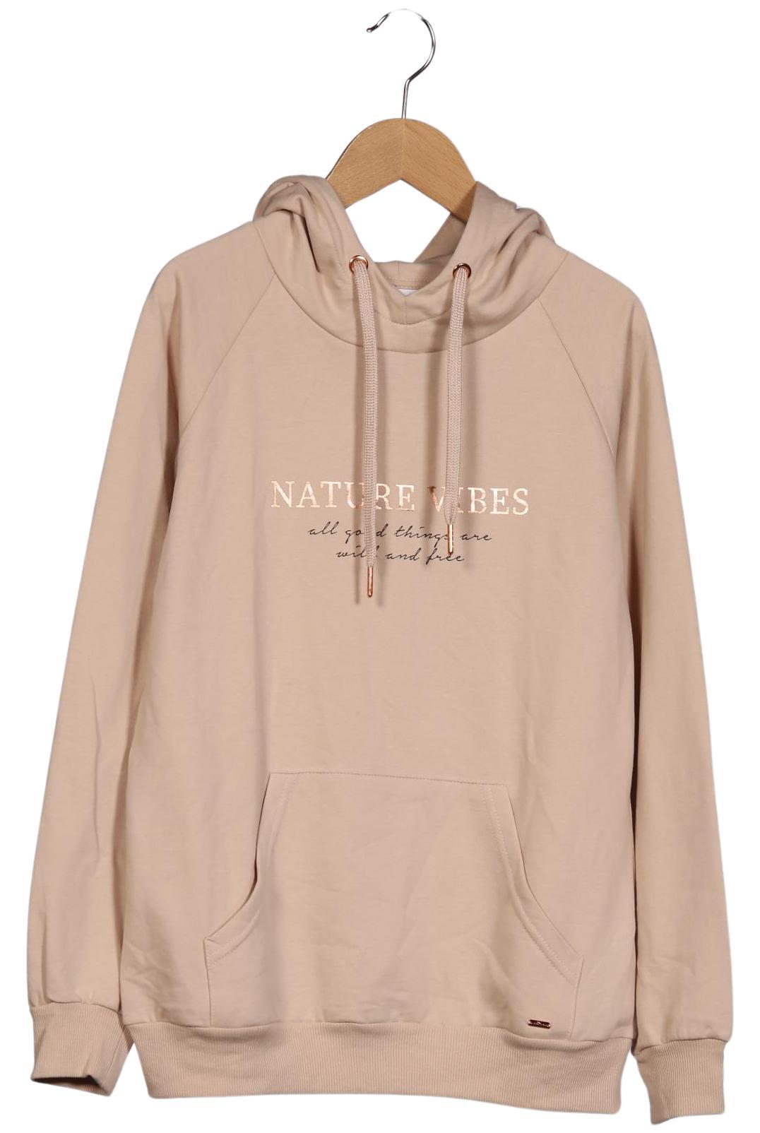 

Lascana Damen Kapuzenpullover, beige, Gr. 36