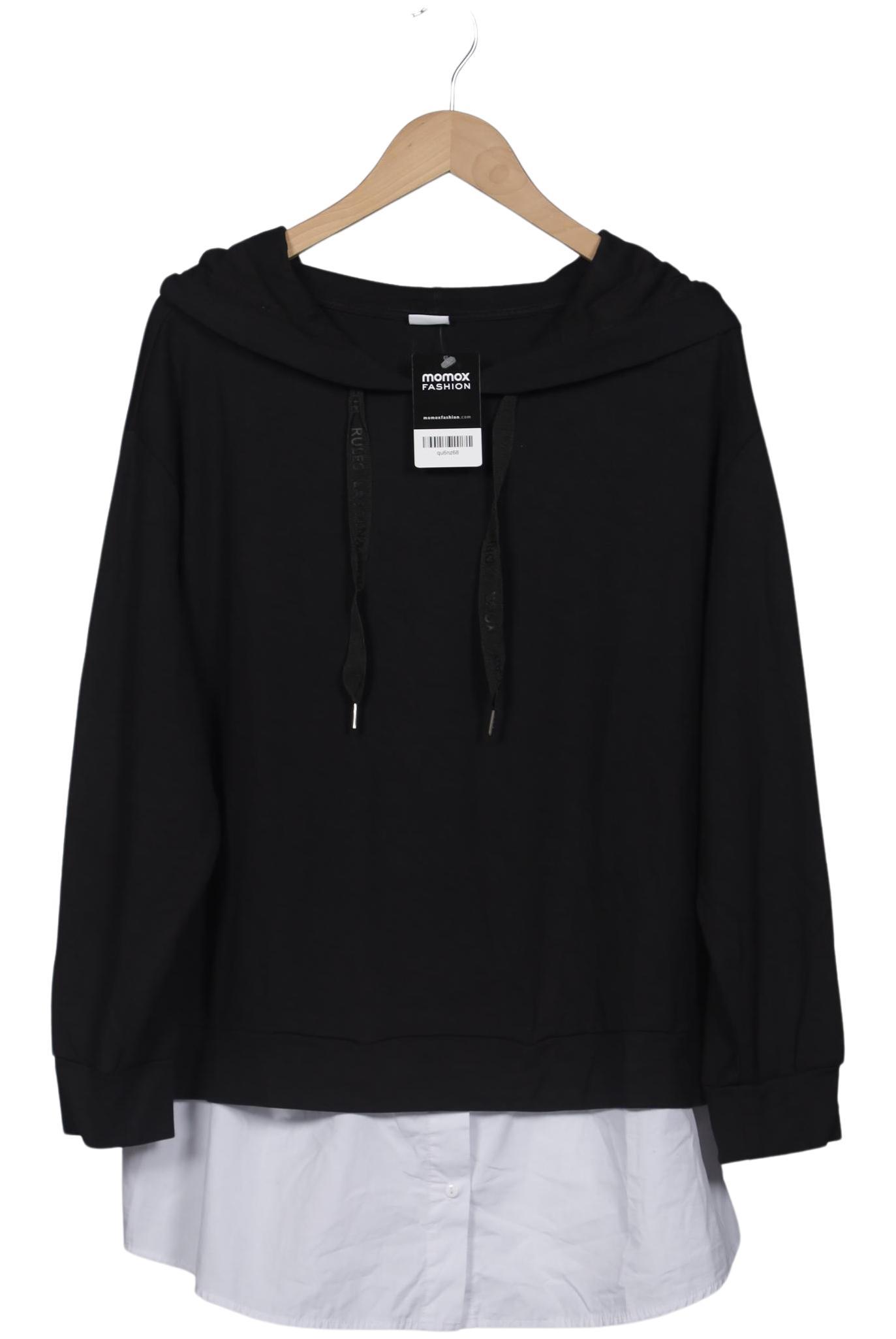 

Lascana Damen Kapuzenpullover, schwarz, Gr. 48