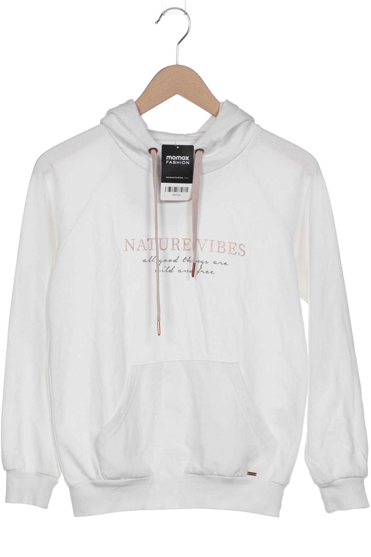 

Lascana Damen Kapuzenpullover, weiß, Gr. 32