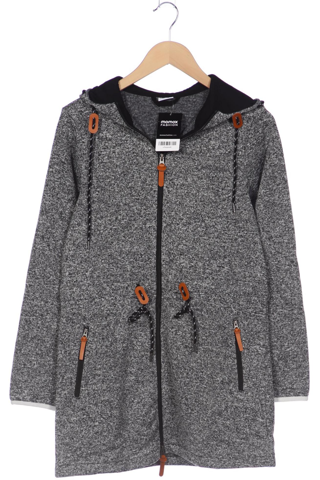 

Lascana Damen Kapuzenpullover, grau, Gr. 36