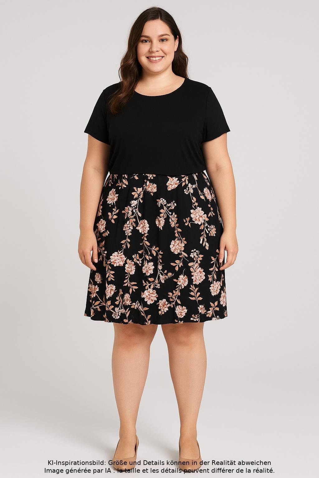 

Lascana Damen Kleid, schwarz, Gr. 46