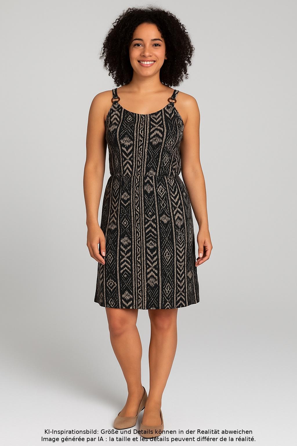 

Lascana Damen Kleid, mehrfarbig, Gr. 40