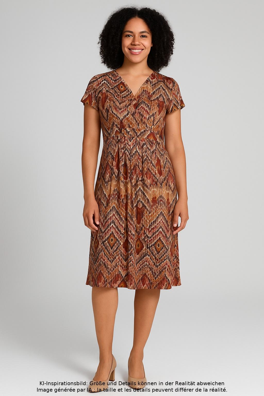 

Lascana Damen Kleid, mehrfarbig, Gr. 38