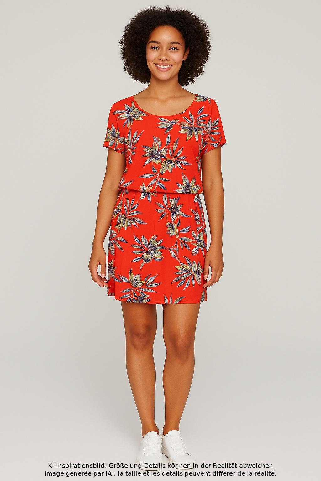 

Lascana Damen Kleid, rot, Gr. 42