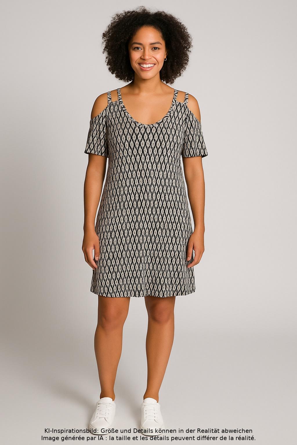 

Lascana Damen Kleid, mehrfarbig, Gr. 36