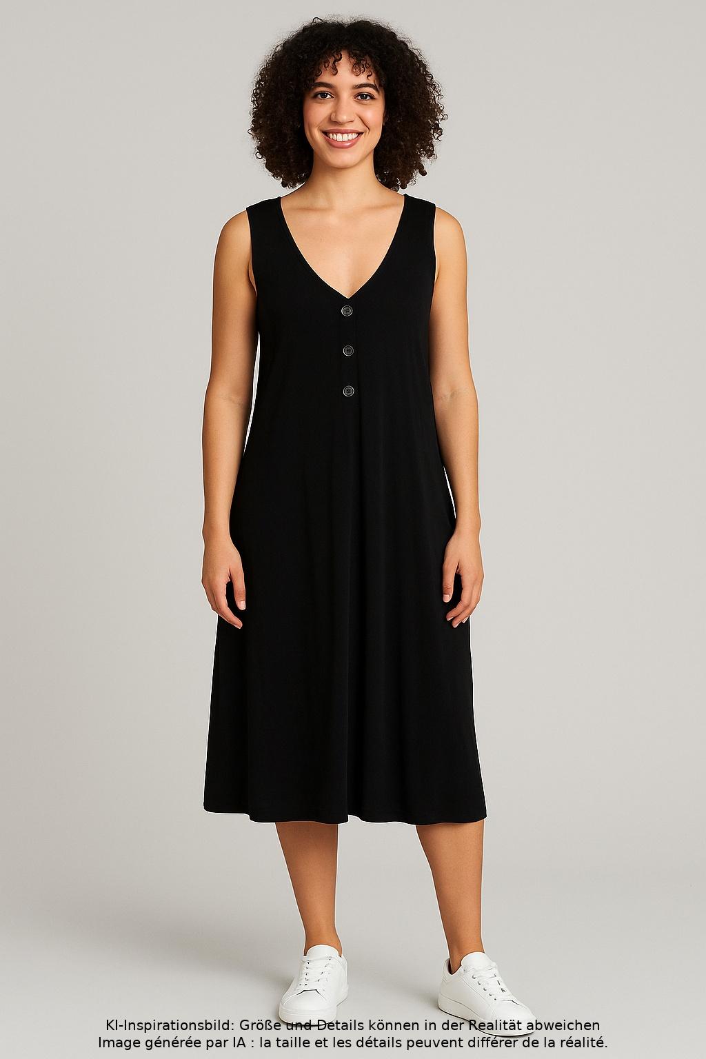 

Lascana Damen Kleid, schwarz, Gr. 36