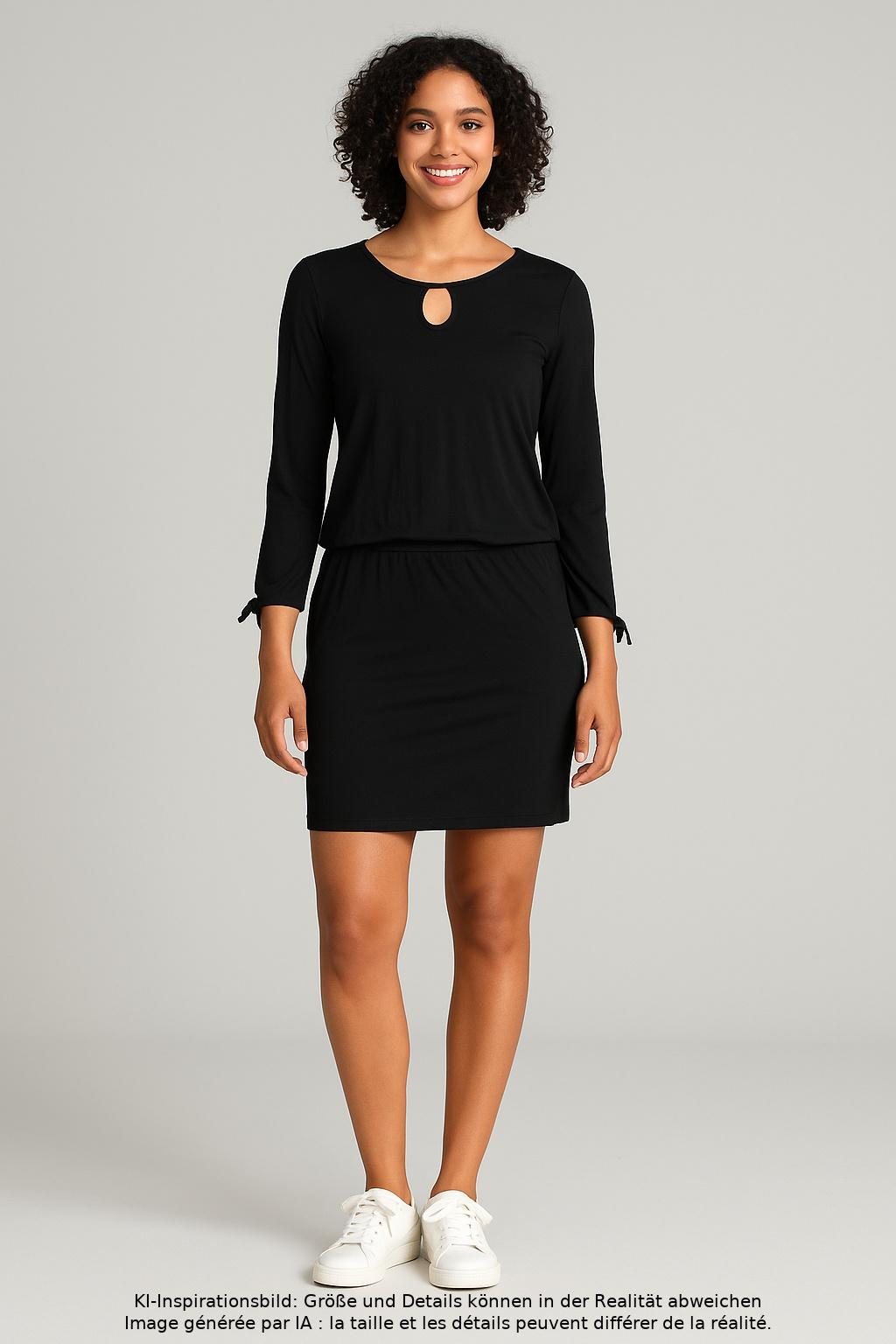 

Lascana Damen Kleid, schwarz, Gr. 38