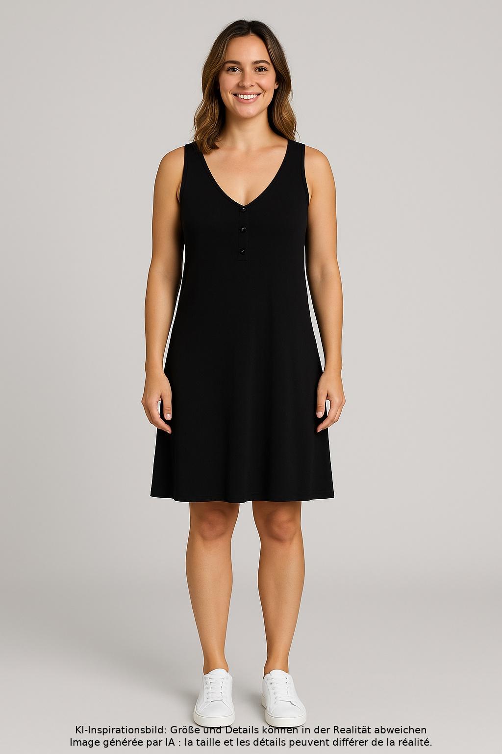 

Lascana Damen Kleid, schwarz, Gr. 38