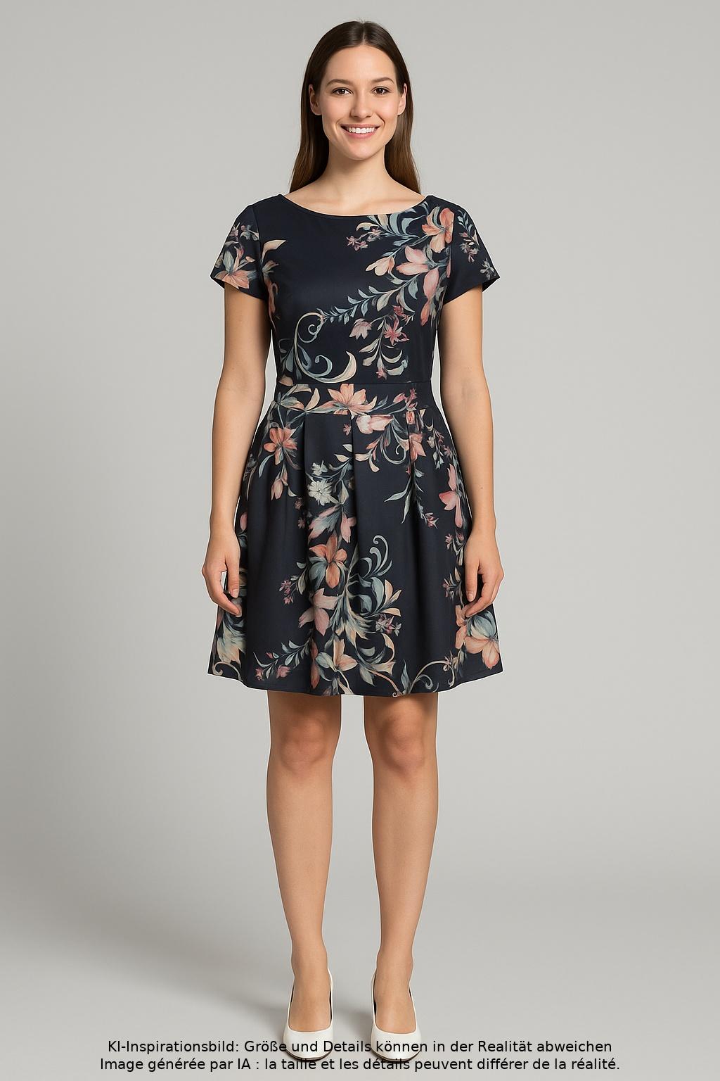 

Lascana Damen Kleid, mehrfarbig, Gr. 36