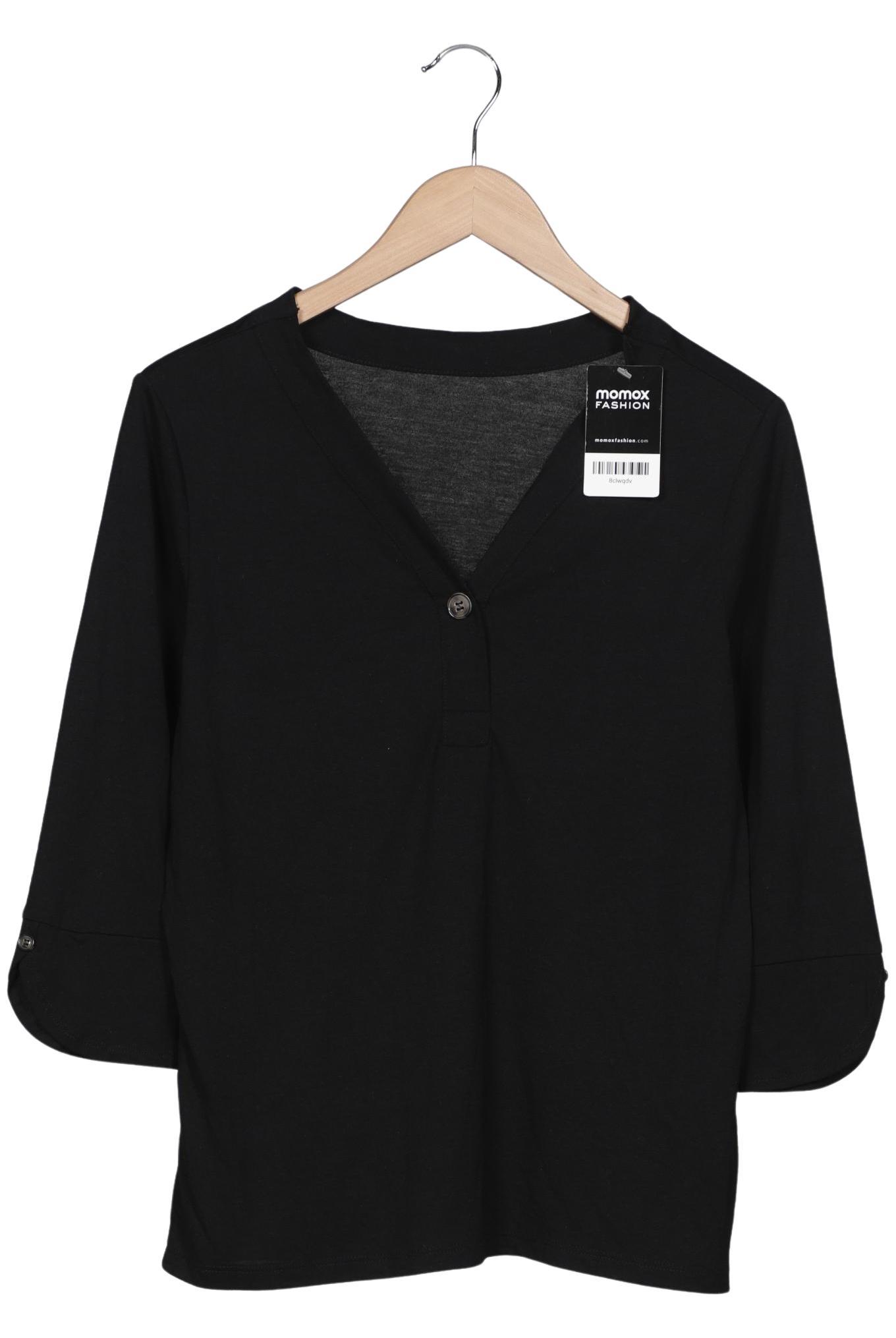 

Lascana Damen Langarmshirt, schwarz, Gr. 36