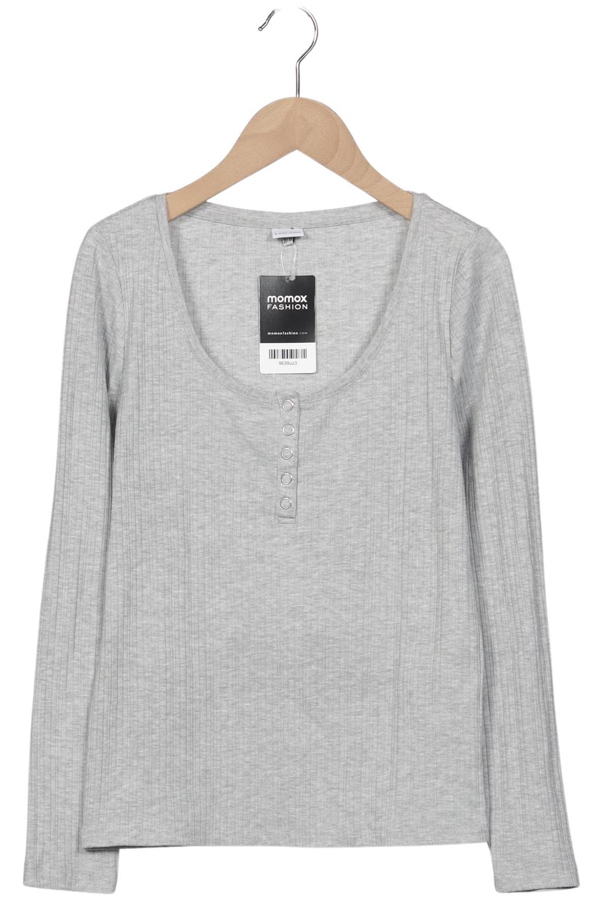 

Lascana Damen Langarmshirt, grau, Gr. 36