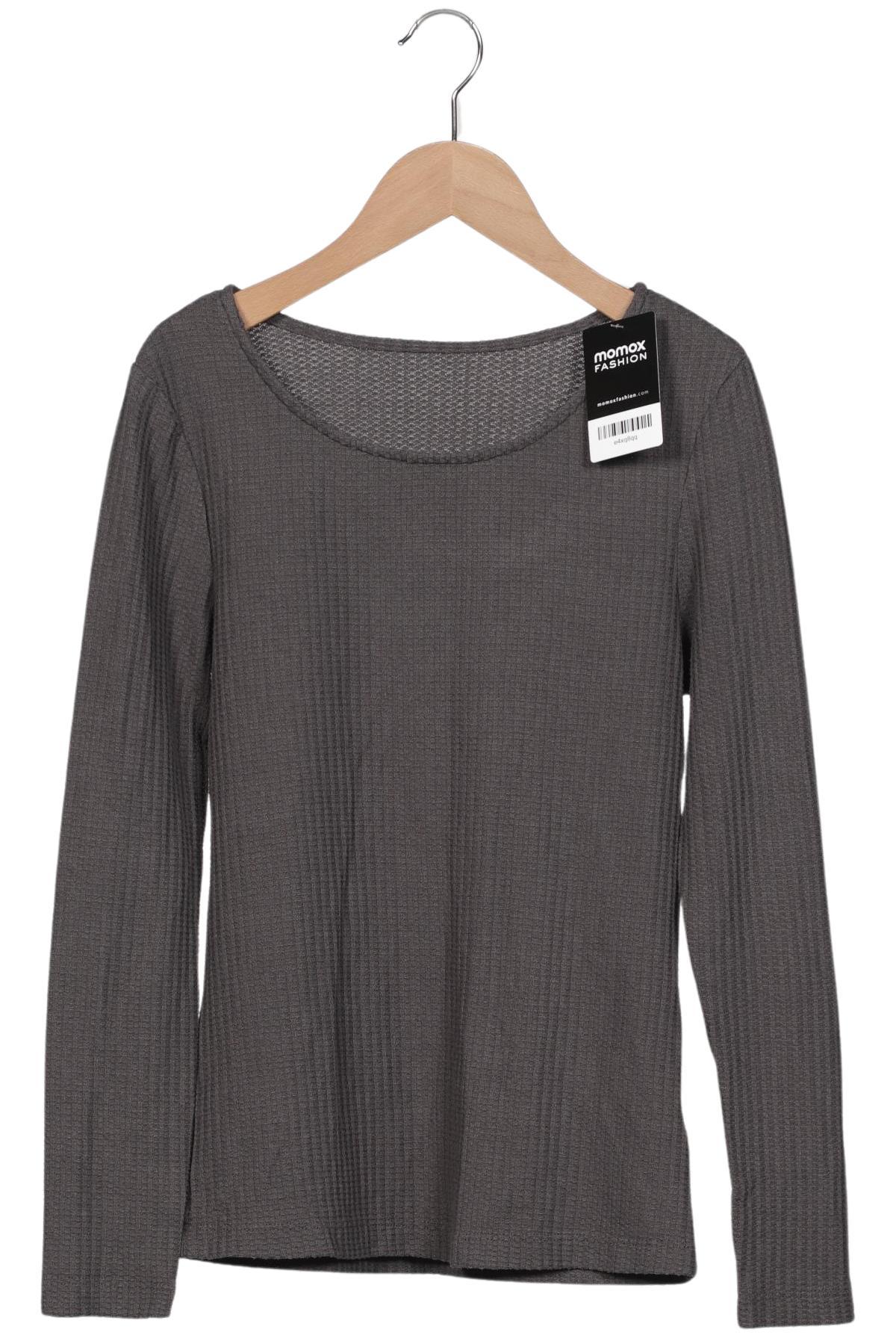 

Lascana Damen Langarmshirt, grau, Gr. 36