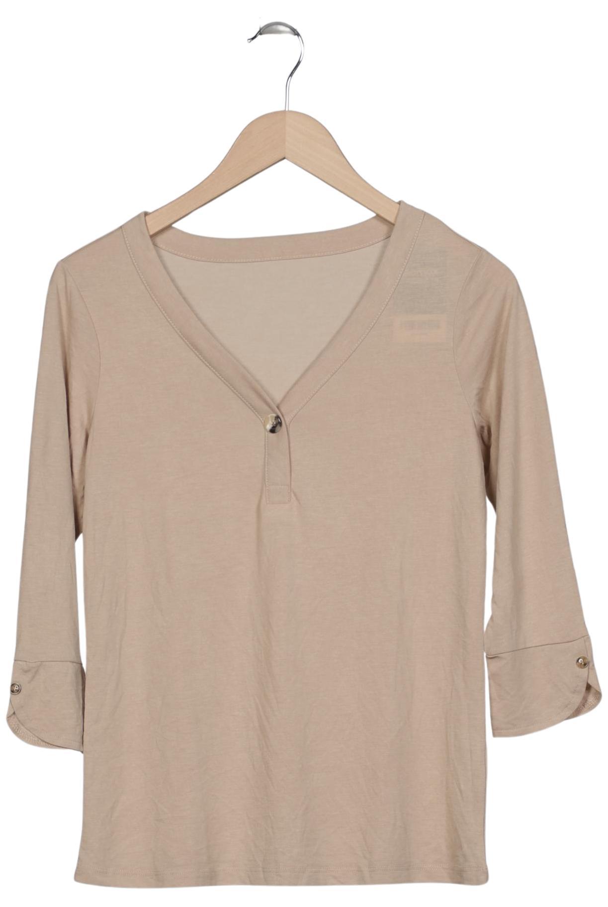 

Lascana Damen Langarmshirt, beige, Gr. 32