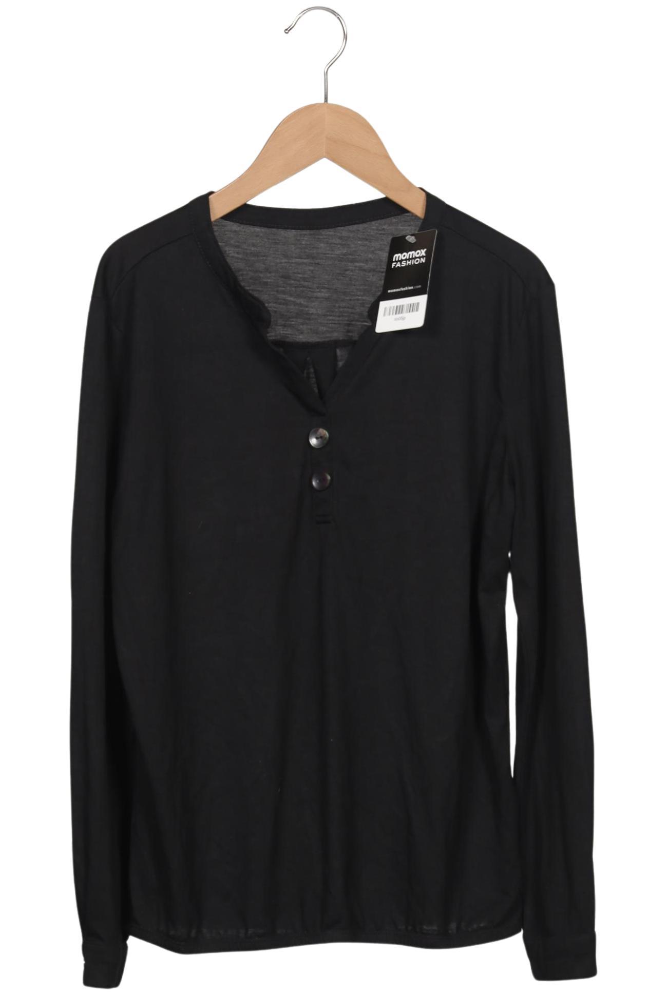 

Lascana Damen Langarmshirt, schwarz, Gr. 36