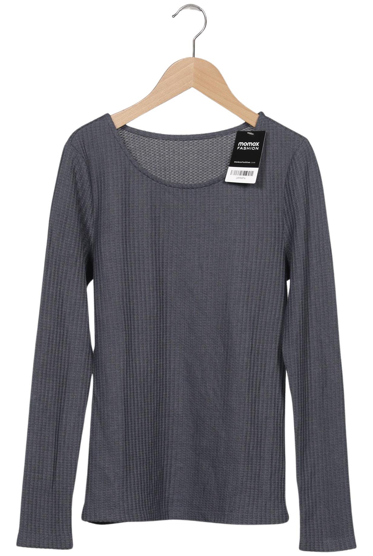 

Lascana Damen Langarmshirt, grau, Gr. 36