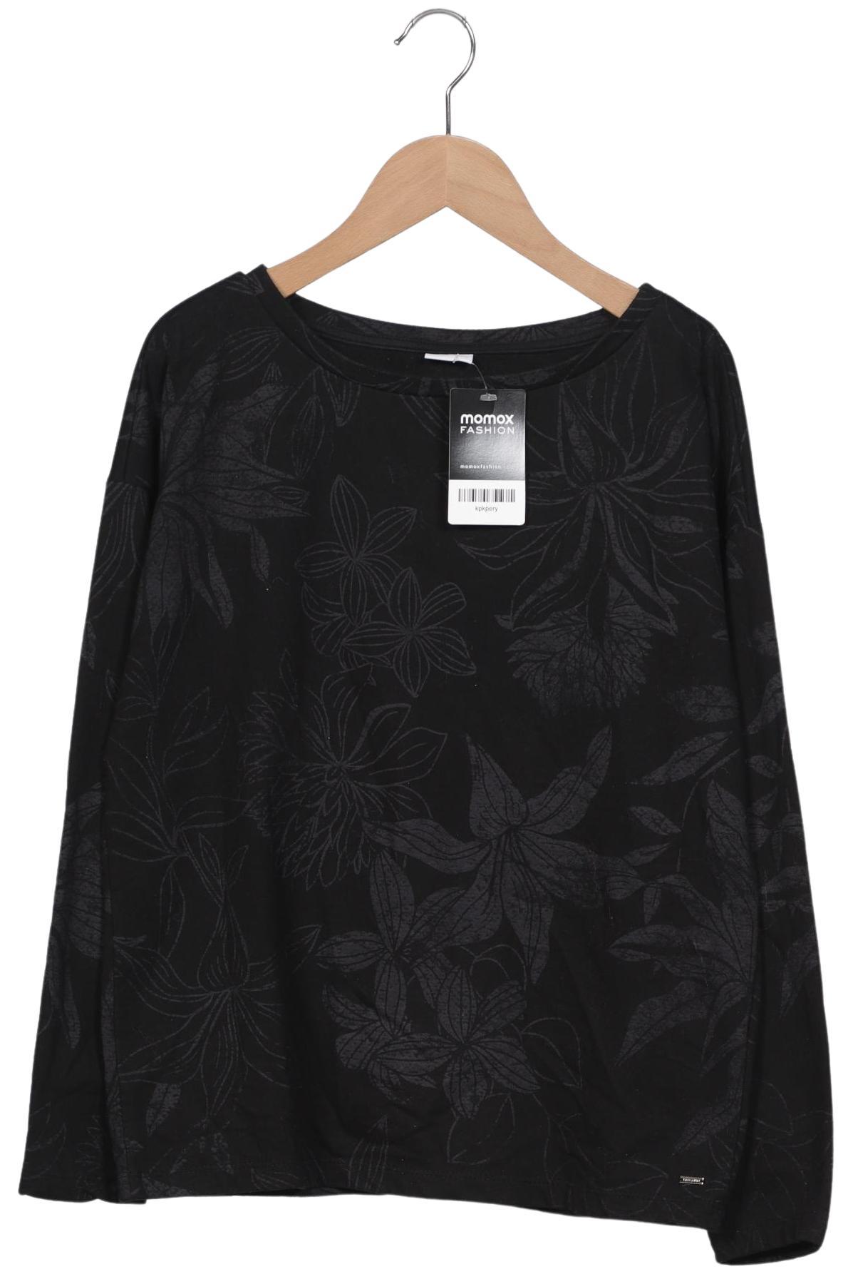 

Lascana Damen Langarmshirt, schwarz, Gr. 32