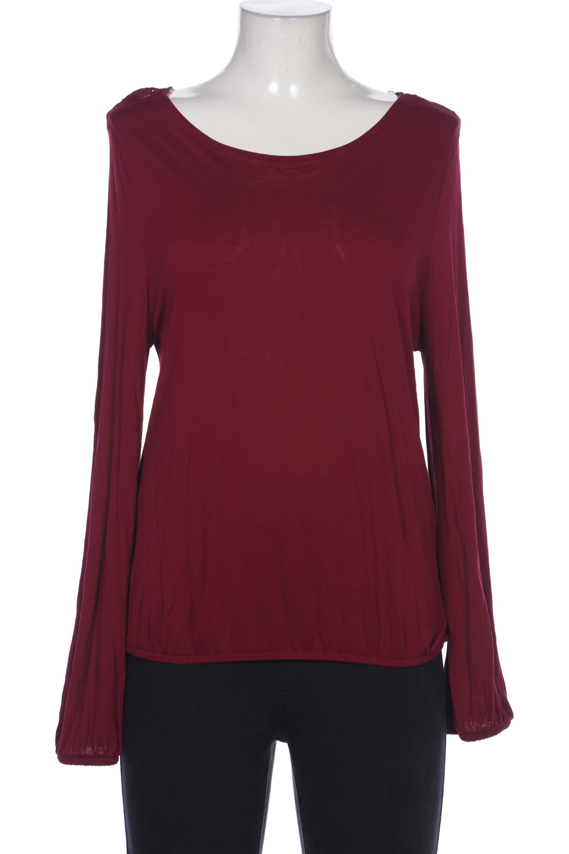 

Lascana Damen Langarmshirt, bordeaux, Gr. 40