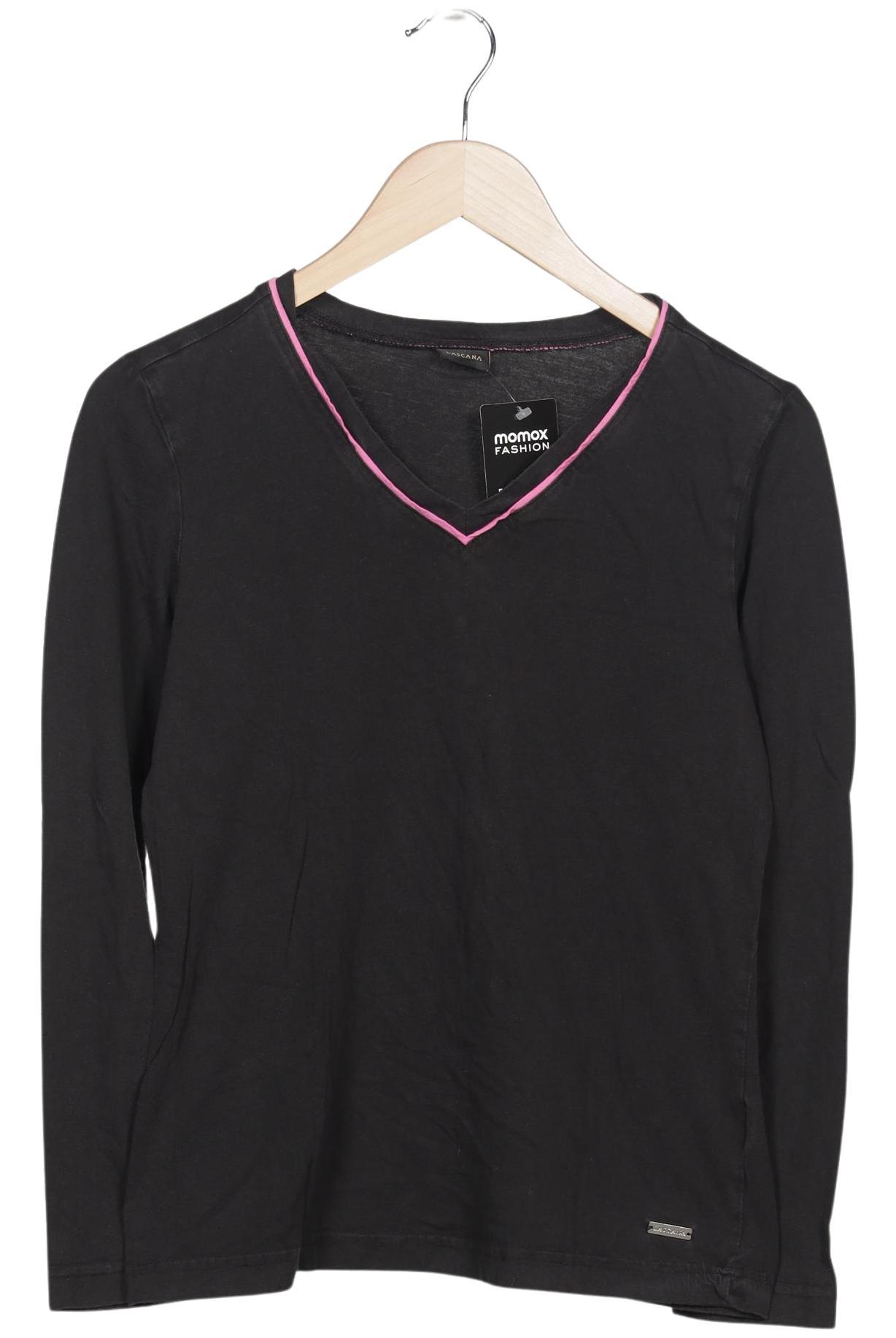 

Lascana Damen Langarmshirt, schwarz, Gr. 38