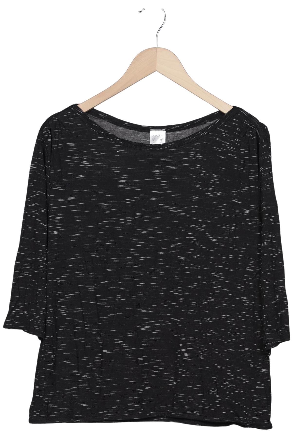 

Lascana Damen Langarmshirt, schwarz, Gr. 48