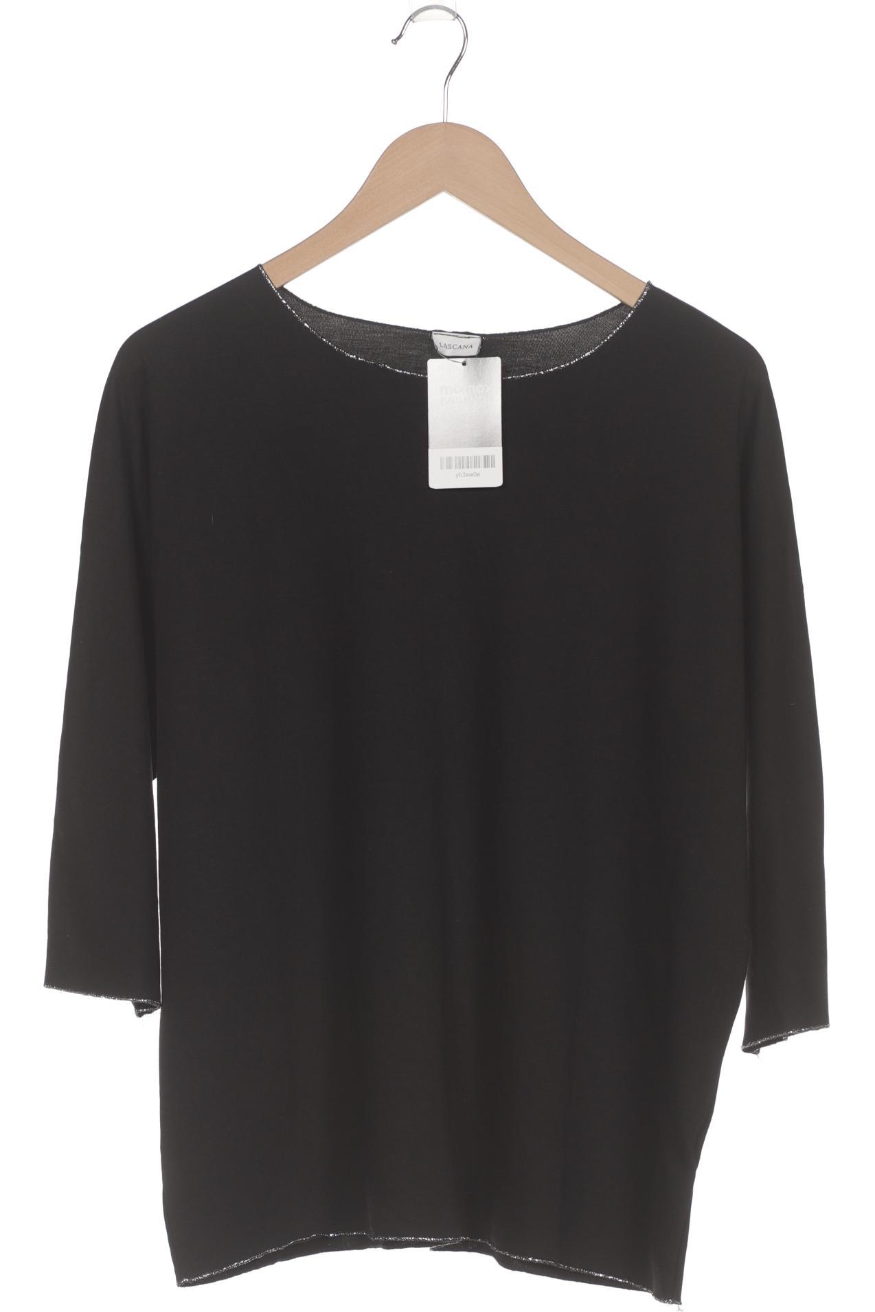 

Lascana Damen Langarmshirt, schwarz, Gr. 40