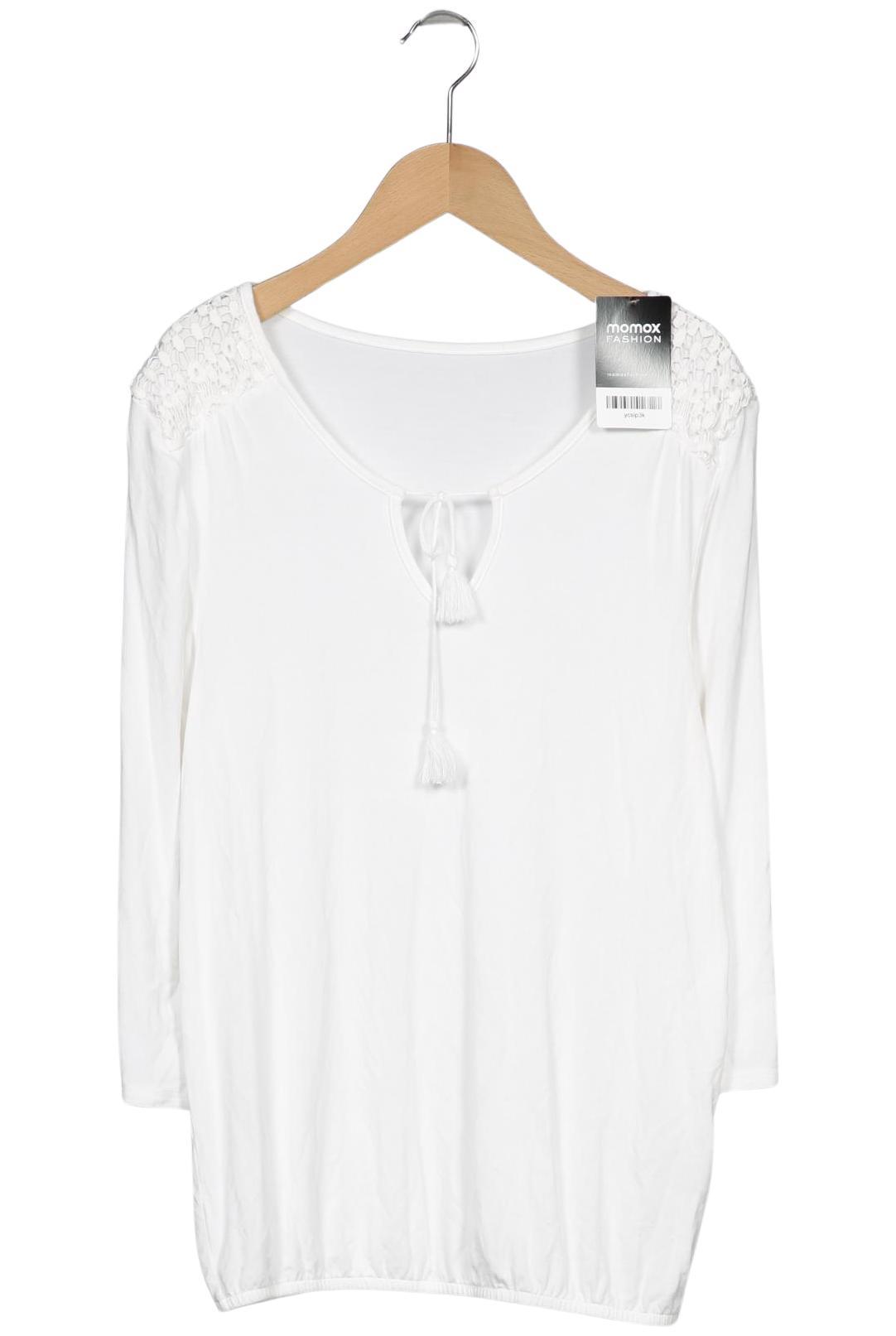 

Lascana Damen Langarmshirt, weiß, Gr. 32