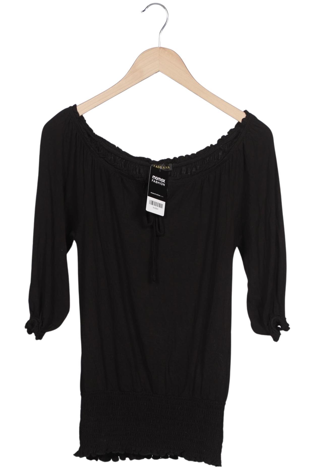 

Lascana Damen Langarmshirt, schwarz, Gr. 32