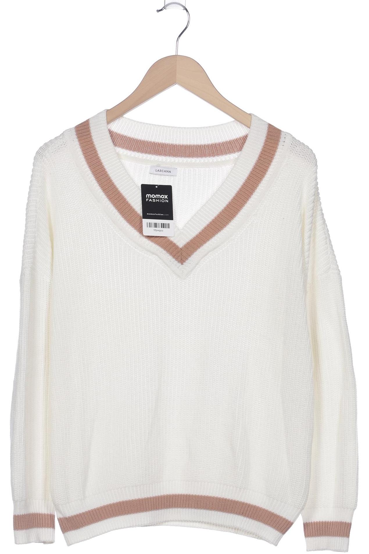 

Lascana Damen Pullover, weiß, Gr. 36