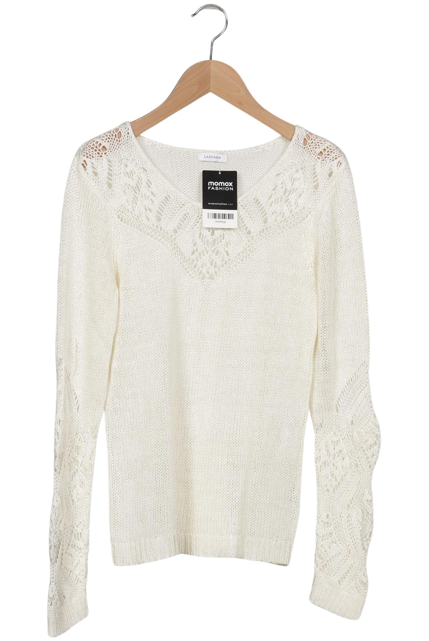 

Lascana Damen Pullover, cremeweiß, Gr. 36