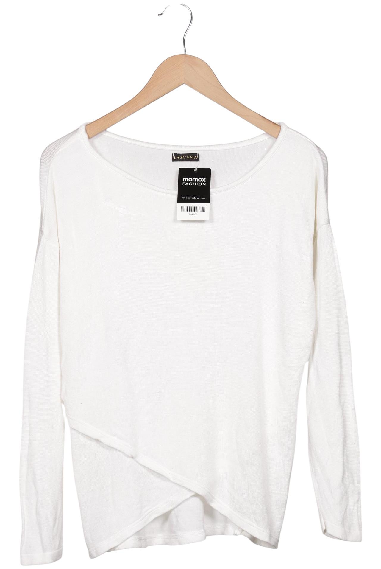 

Lascana Damen Pullover, weiß, Gr. 40