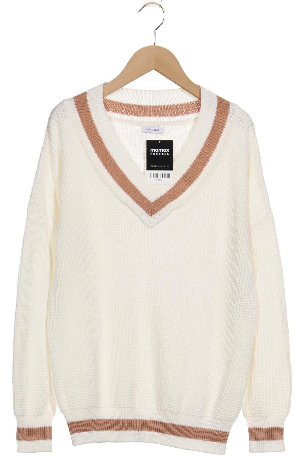 

Lascana Damen Pullover, weiß, Gr. 32