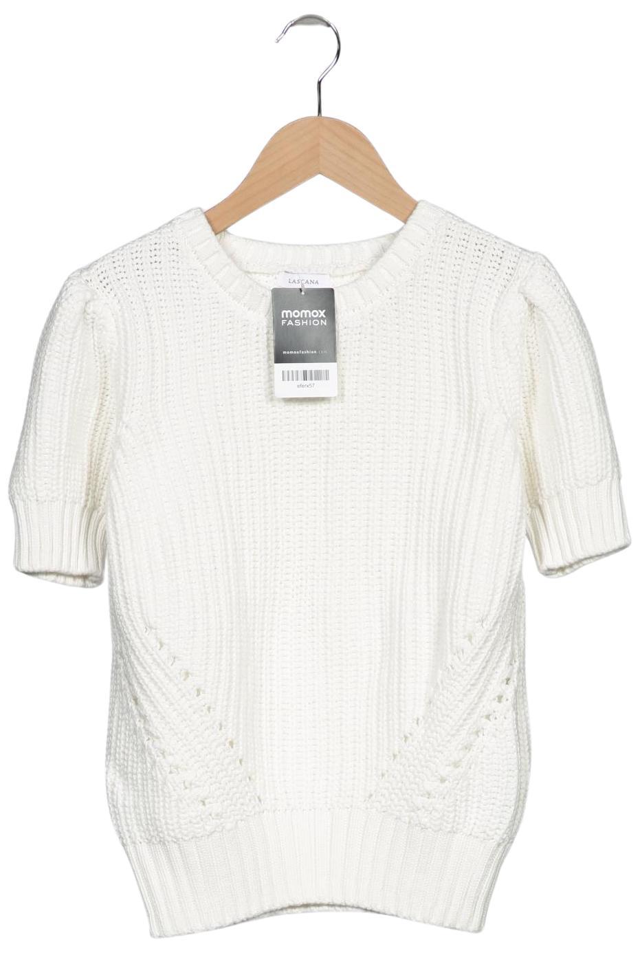 

Lascana Damen Pullover, weiß, Gr. 36