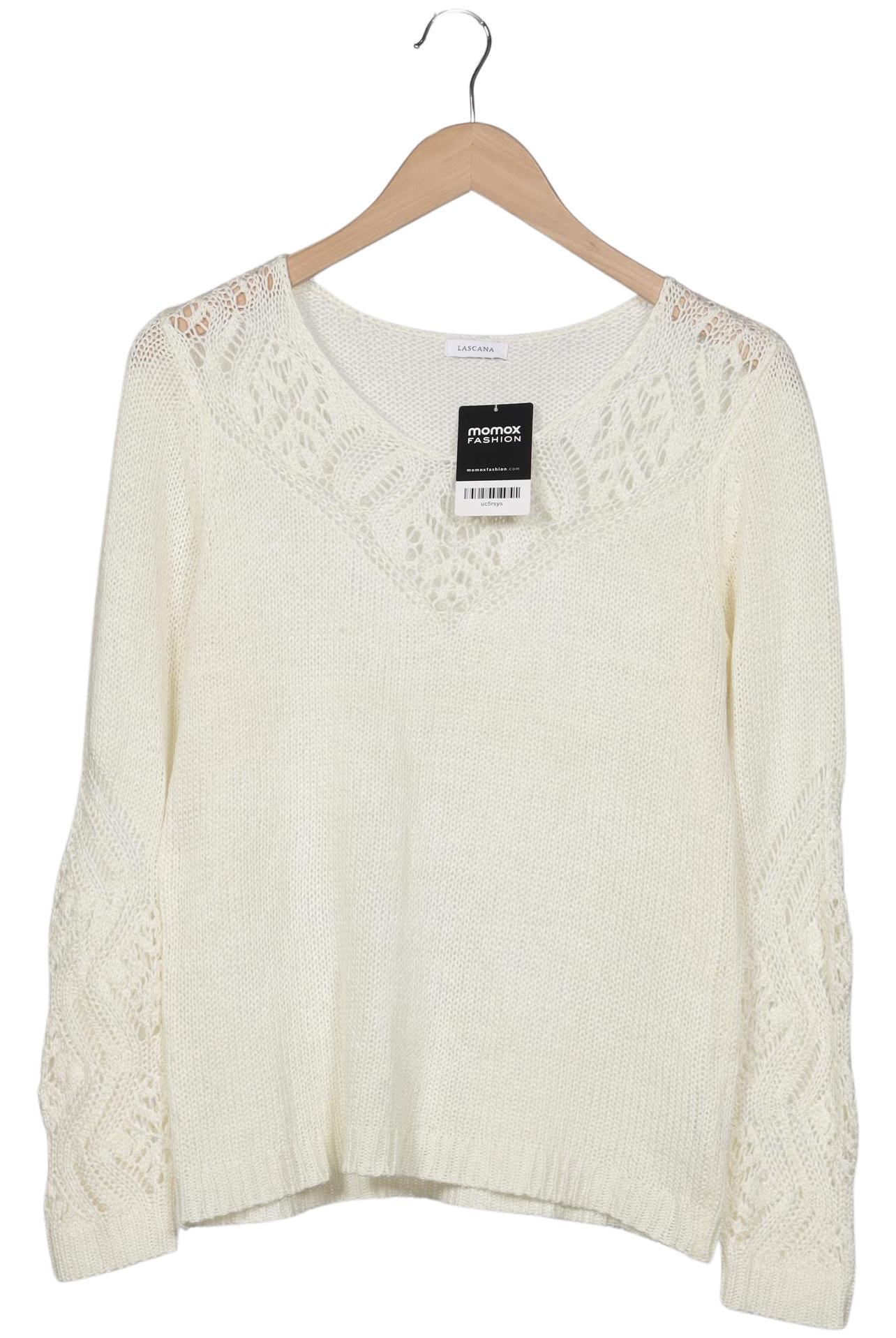 

Lascana Damen Pullover, cremeweiß, Gr. 36