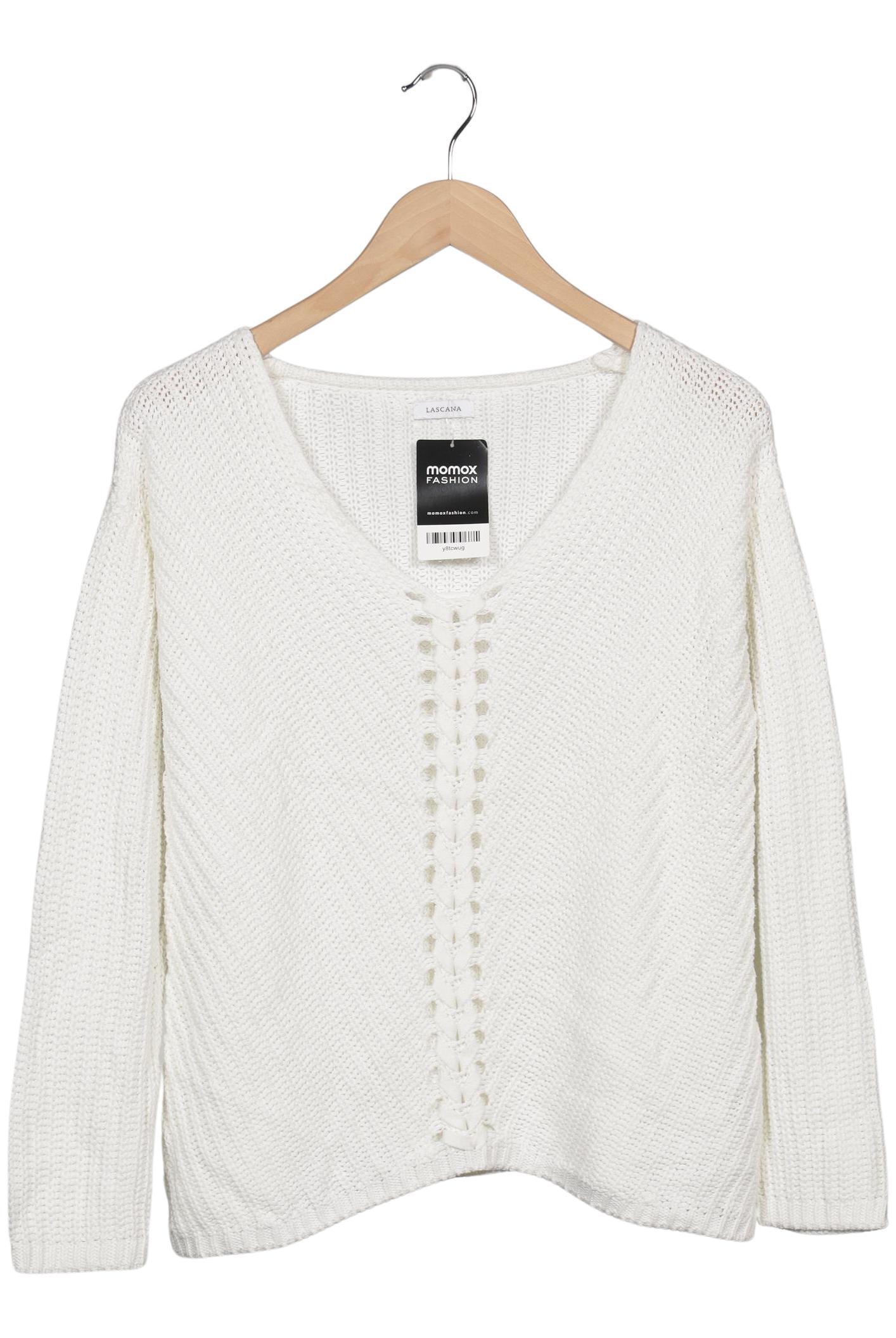 

Lascana Damen Pullover, weiß, Gr. 36