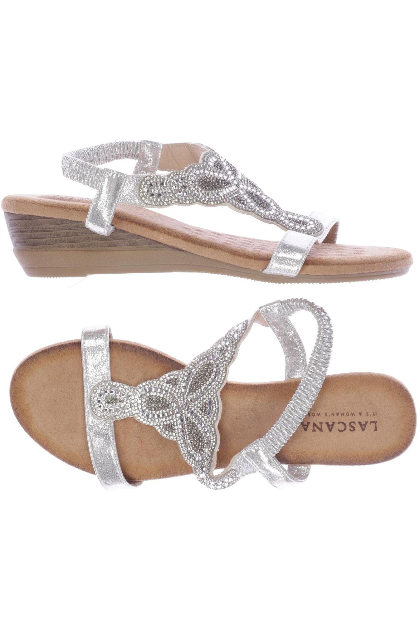 

LASCANA Damen Sandale, silber