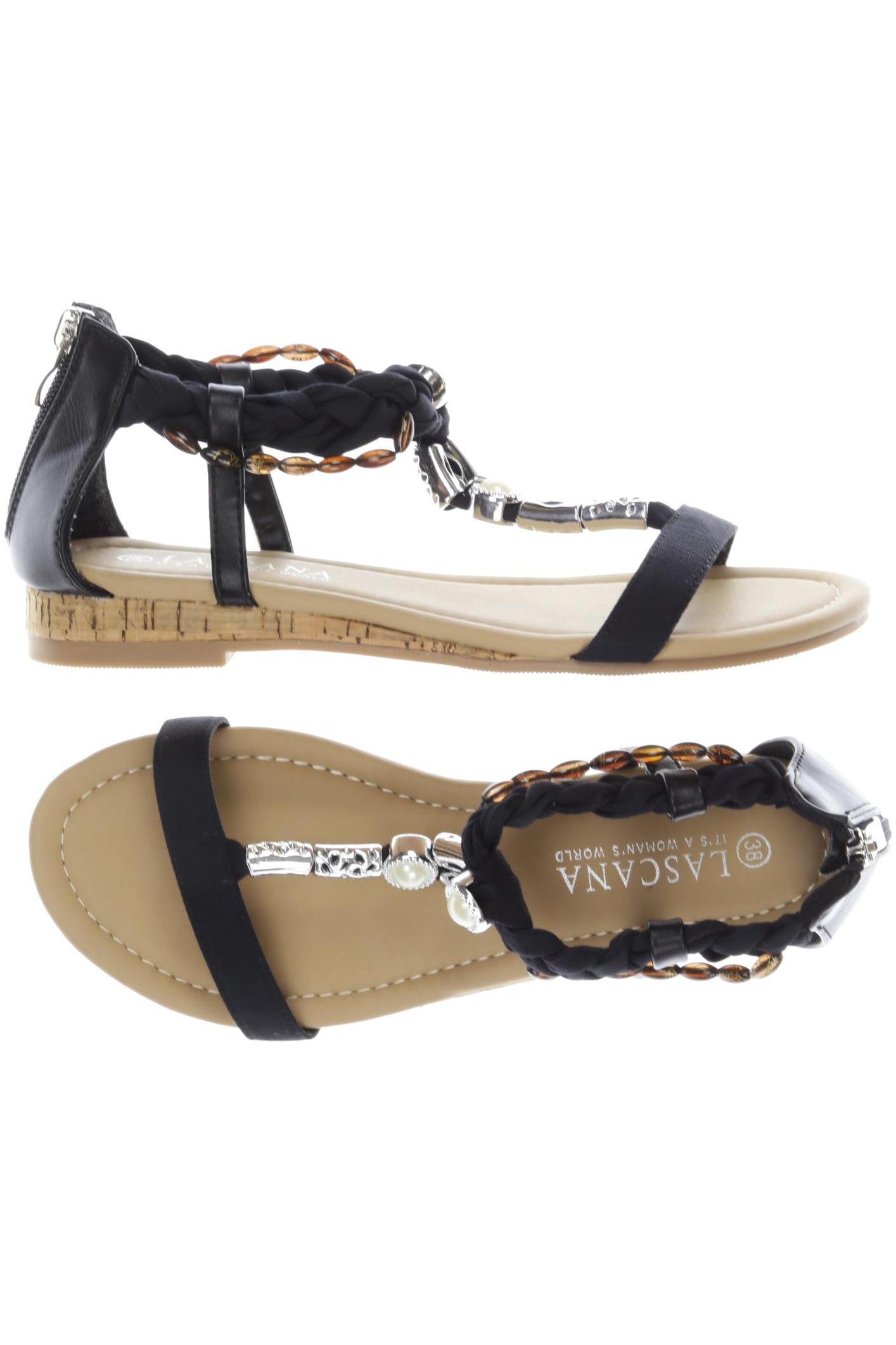 

Lascana Damen Sandale, schwarz, Gr. 38