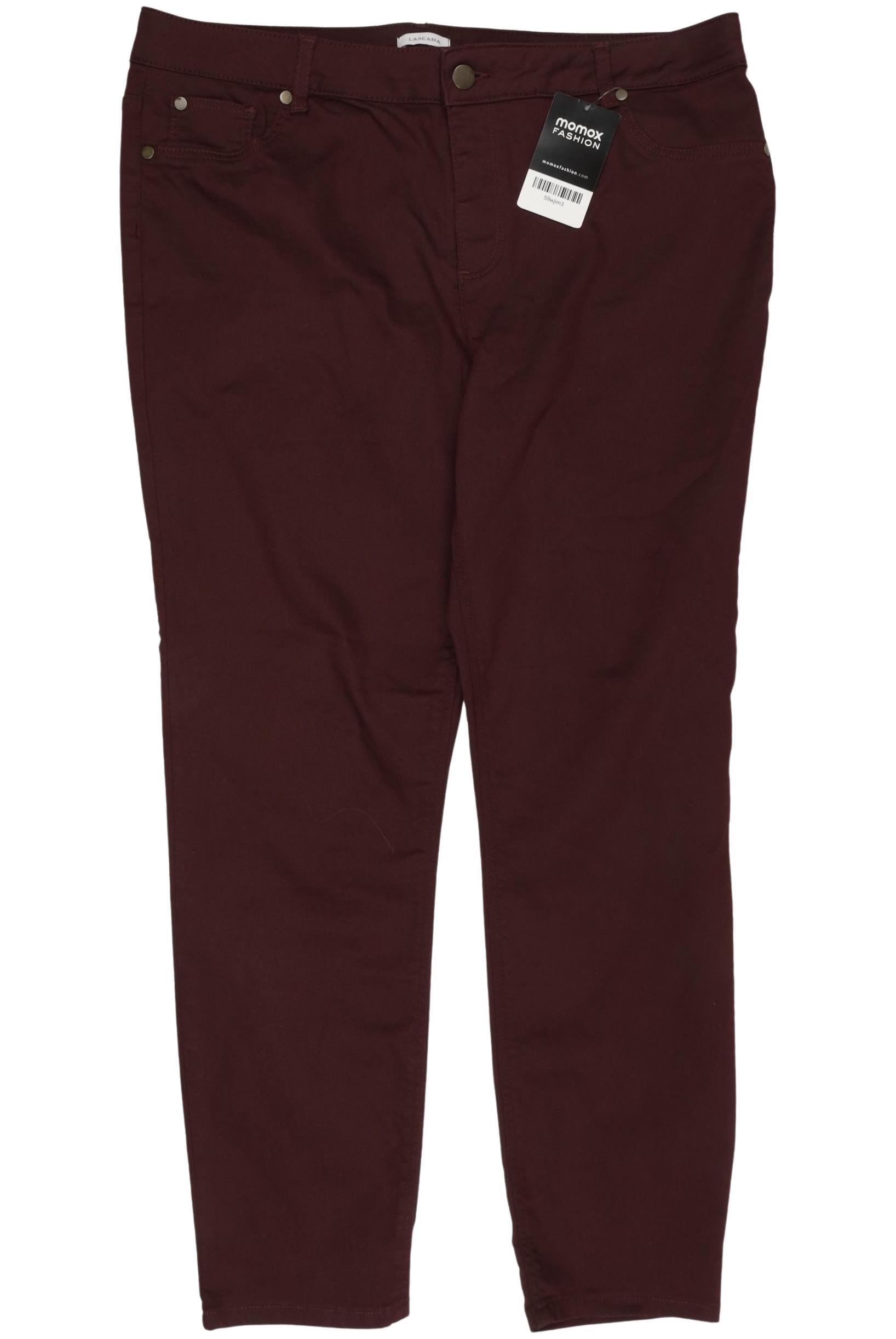 

Lascana Damen Stoffhose, bordeaux, Gr. 46