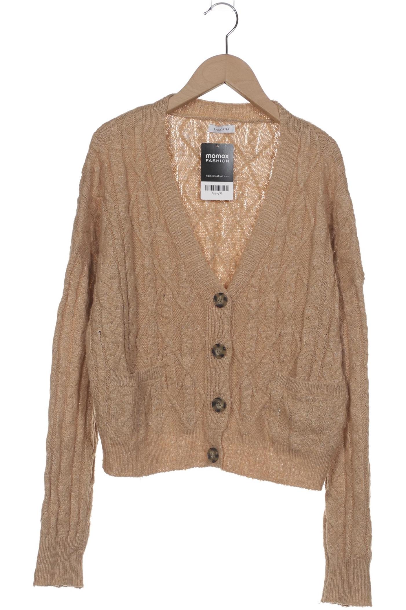 

Lascana Damen Strickjacke, beige, Gr. 36