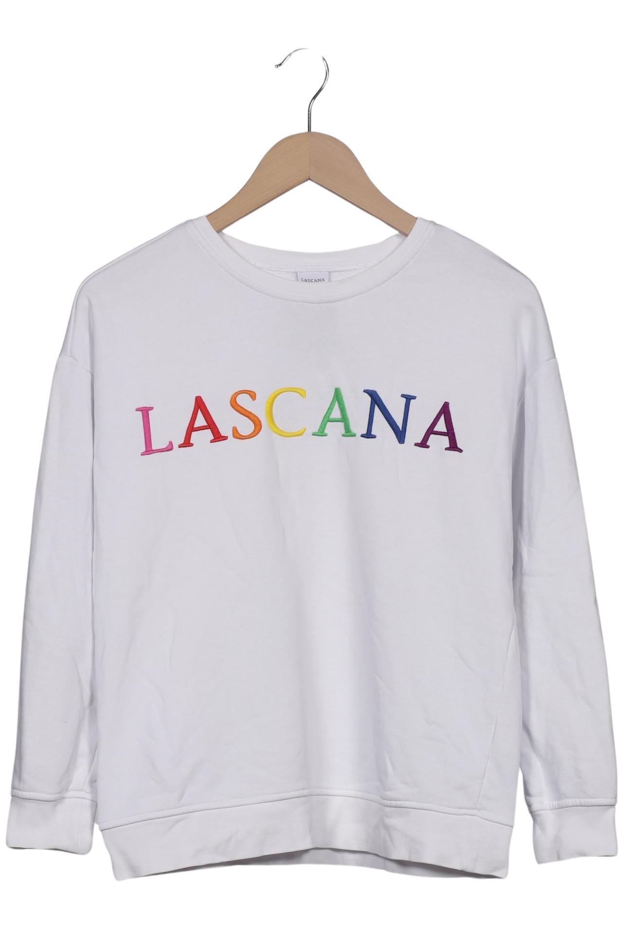 

Lascana Damen Sweatshirt, weiß, Gr. 36