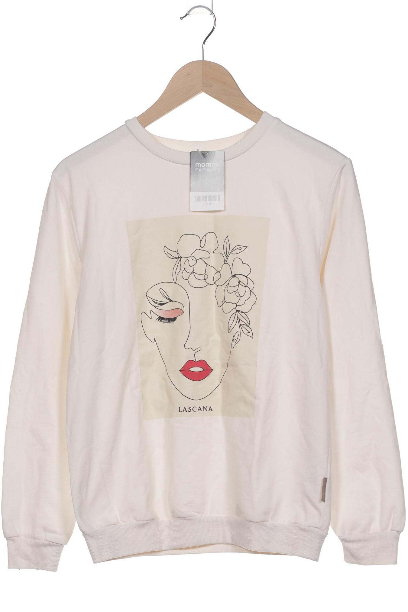 

Lascana Damen Sweatshirt, cremeweiß, Gr. 36