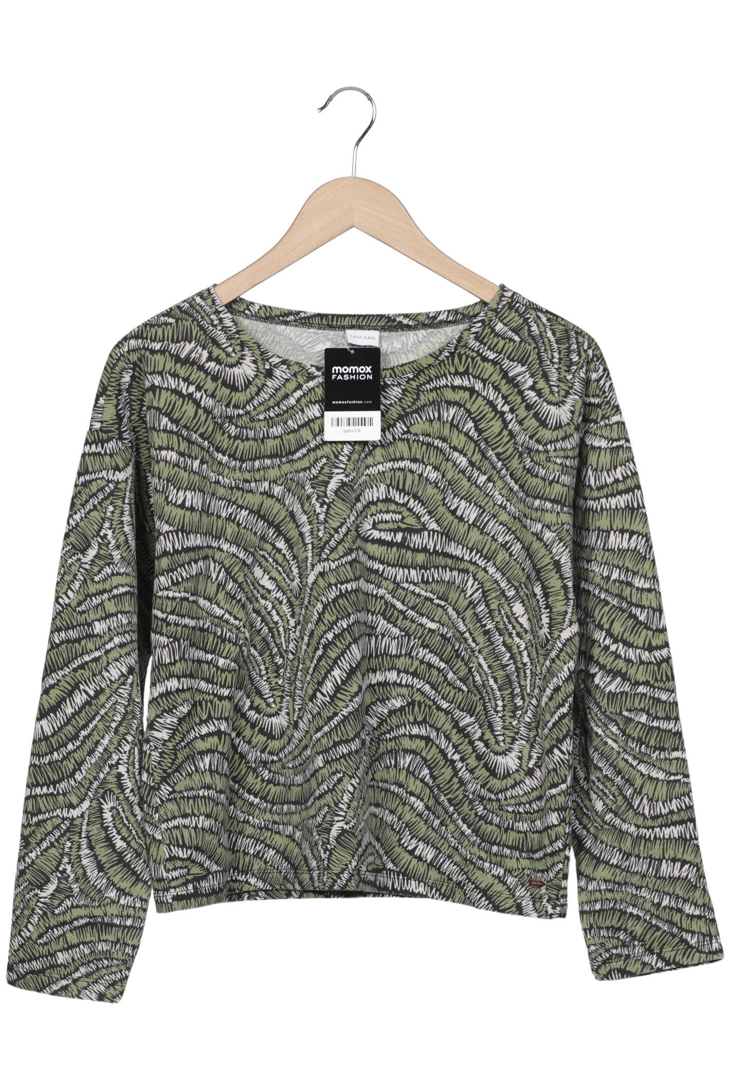 

Lascana Damen Sweatshirt, grün, Gr. 36